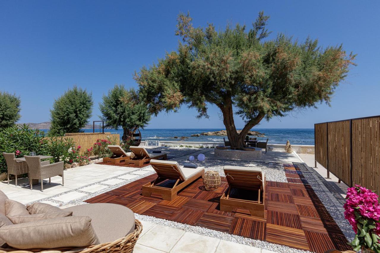 Villa Seashell -Wonderful Newly Renovated Villa On The Beach Galatás Exterior foto